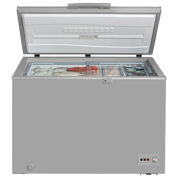 Midea MDRC398FZG43 - Chest Freezer - 14 ft - Silver 