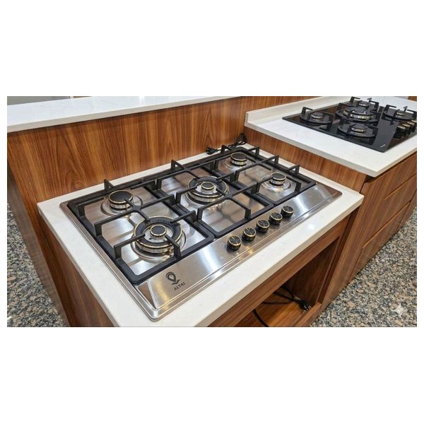  طباخ غازي التاي - 90×60 سم - 5 شعلات - ALT-5001 - سلفر 