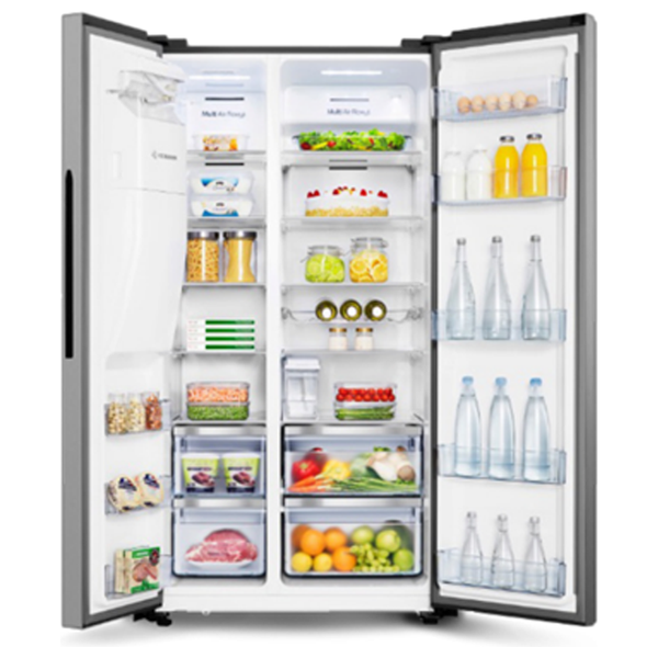  Turbo SA-378SS - Side-by-Side Refrigerator - 21 - 25 Cubic Feet - Stainless Steel 