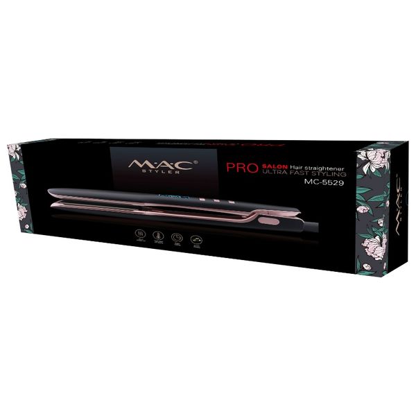  MAC Styler MC5529 - Professional Salon Hair Straightener - 250W - Black 