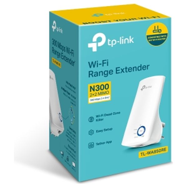  مقوي اشارة واي فاي تي بي لينك TL-WA850RE – بسرعة 300 ميجابت/ثانية - ابيض 