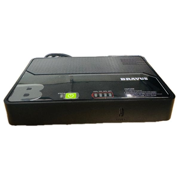  Bravus - FSP25W - Router UPS - 12000mAh Battery - 25W - Black 