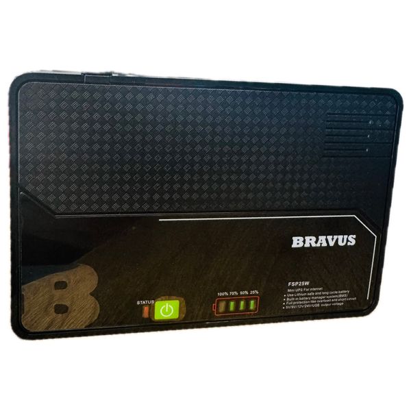  Bravus - FSP25W - Router UPS - 12000mAh Battery - 25W - Black 