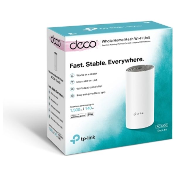  TP-Link DECO E4 AC1200 - WiFi Range Extender - piece - White 