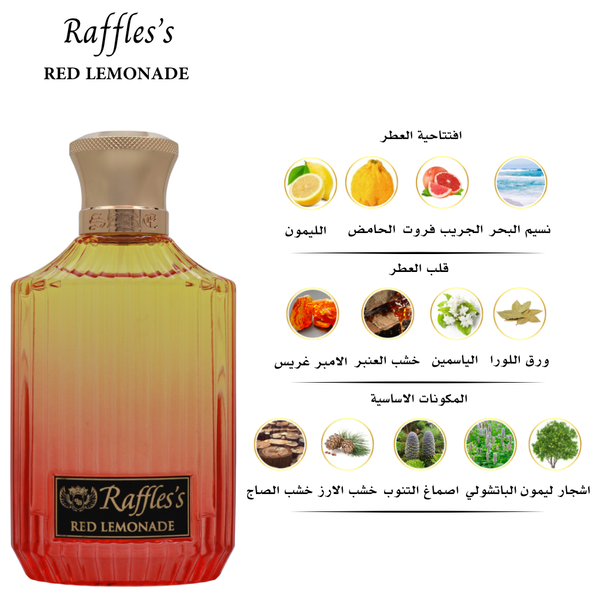  Raffles Red Lemonade By Sare For Men - Eau de Parfum, 100ml 