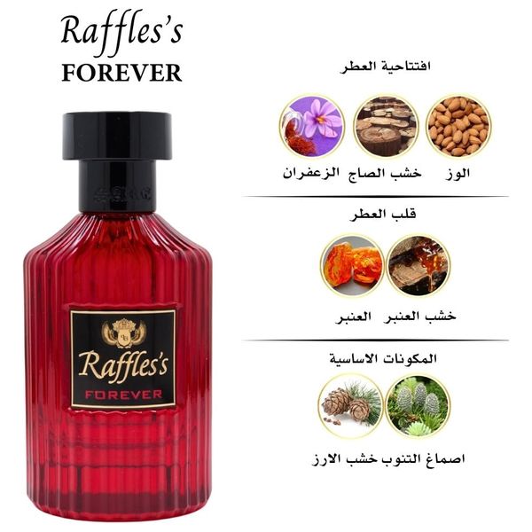  Raffles Forever By Sare Agha For Men - Eau de Parfum, 100ml 