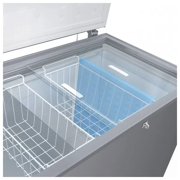  Alhafidh CF318S - Chest Freezer - 11 ft - Silver 