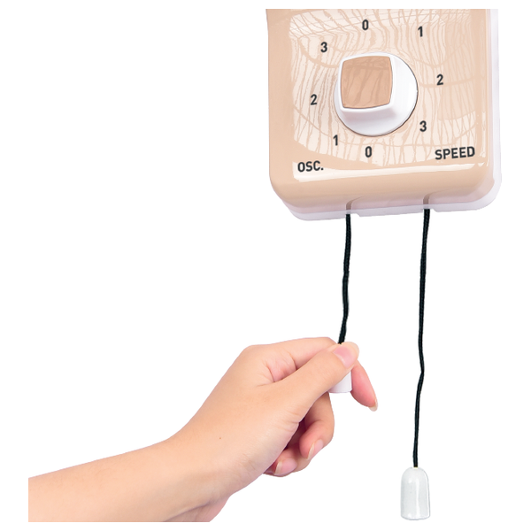  Newal FAN-322 - Wall Fan - 60W - 3 Speed - 2 Pice - Beige 