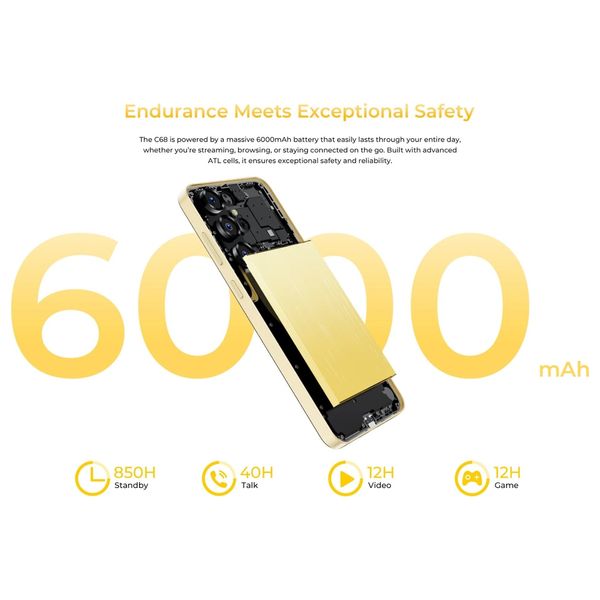 Oukitel C68 - Dual SIM - 7.2 inch 120 Hz - Unisoc T615 - 6000mAh