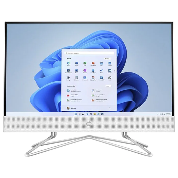 HP All-In-One 23.8" 24-cb1038nh - Core I7-1255U - 8 GB/512 GB SSD - Intel Iris Xe - DOS - Starry White