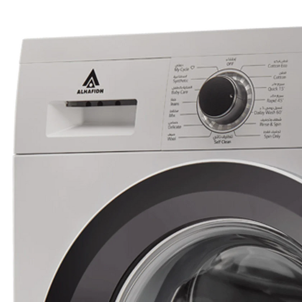 Alhafidh WMHA-7014SFL11 - 7Kg - 1400RPM - Front Loading Washing Machine - Silver
