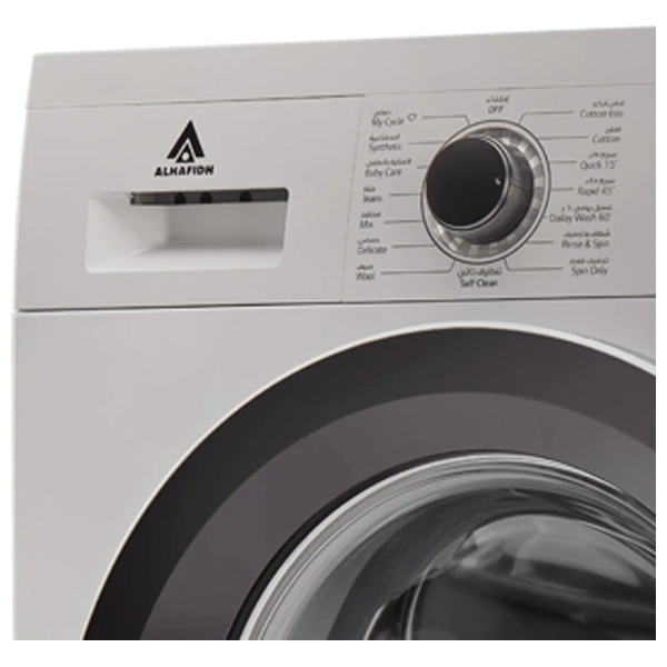 Alhafidh WMHA-7014SFL11 - 7Kg - 1400RPM - Front Loading Washing Machine - Silver