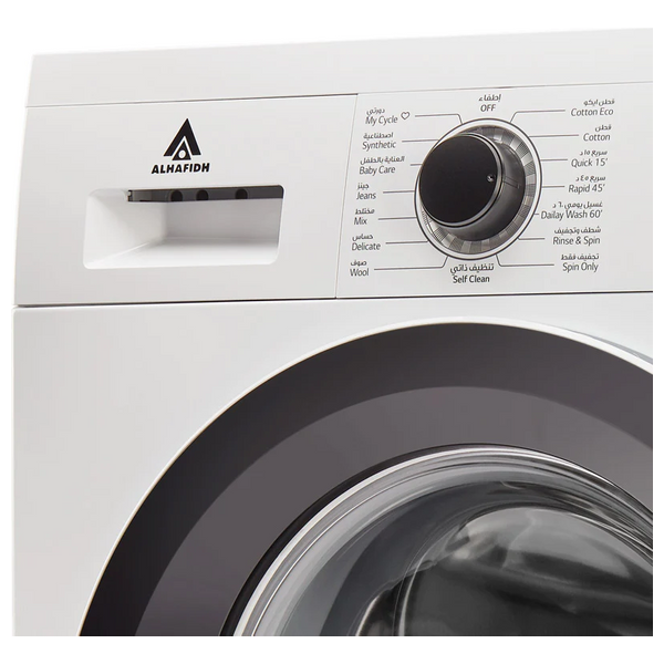  Alhafidh WMHA-7014WFL10 - 7Kg - 1400RPM - Front Loading Washing Machine - White 