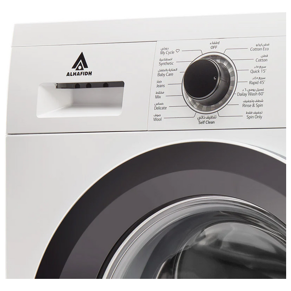 Alhafidh WMHA-7014WFL10 - 7Kg - 1400RPM - Front Loading Washing Machine - White