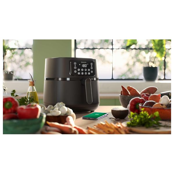  قلاية هوائية فيليبس 7.2 لتر - HD9285/93 - 5000 Series - اسود - 2000 واط