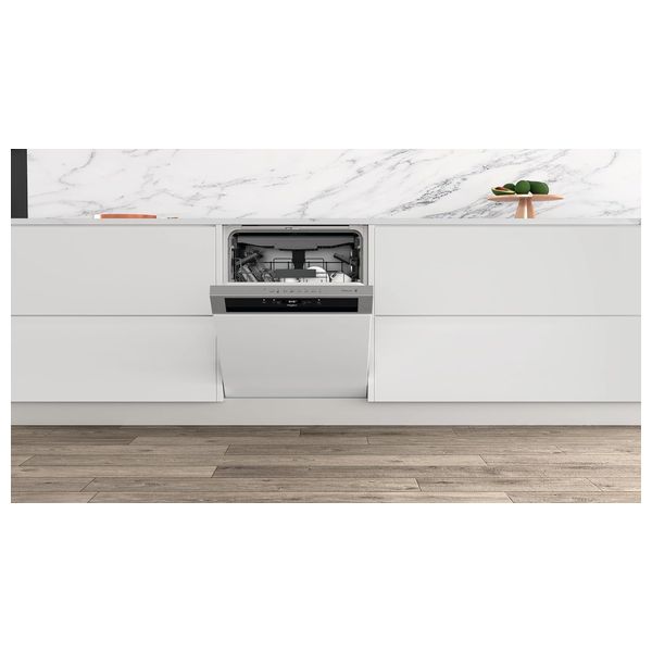  Whirlpool WBC3C34PFX - 14 Sets - Dishwasher - 8 Programs - Inox 