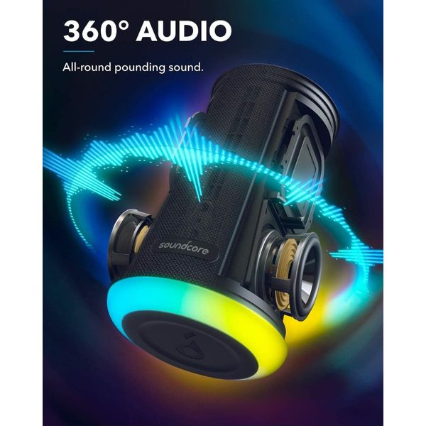 Anker A3167012 - Bluetooth Speaker - Black