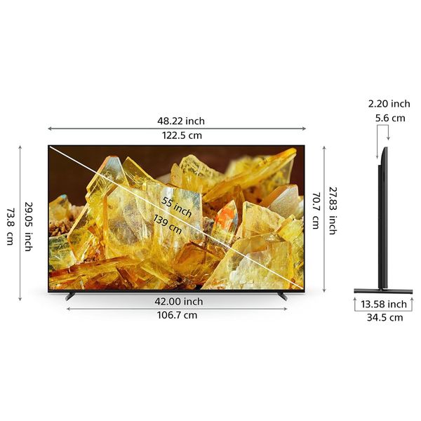  Sony 55-Inch X90L Series - Smart - 4K - Full Array LED - 120Hz 