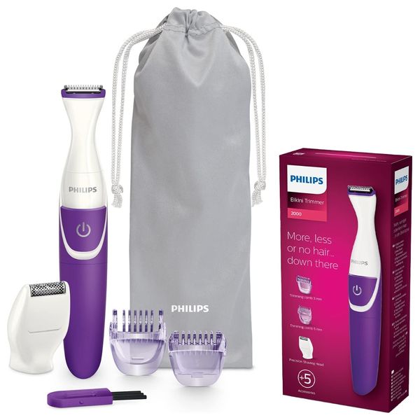  Philips BRT383 - Bikini Trimmer - Purple 