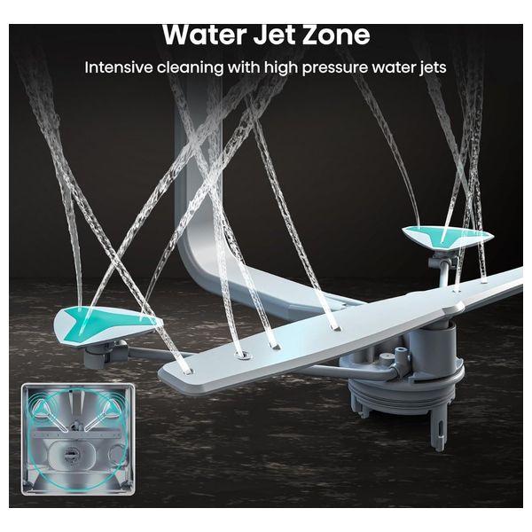  هايسنس HS673C90BME غسالة صحون - 16 سيت - أسود 