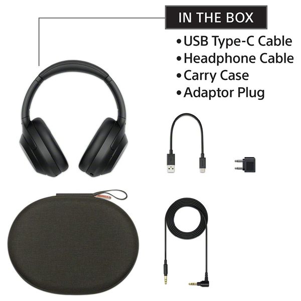  Sony WH-1000XM4 - Bluetooth Headphone Over Ear - Black 