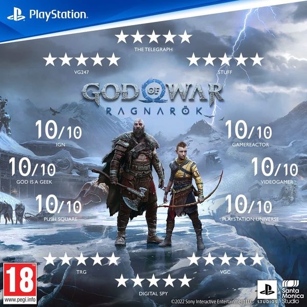 لعبة بلاي ستيشن 5 - God Of War Ragnarök