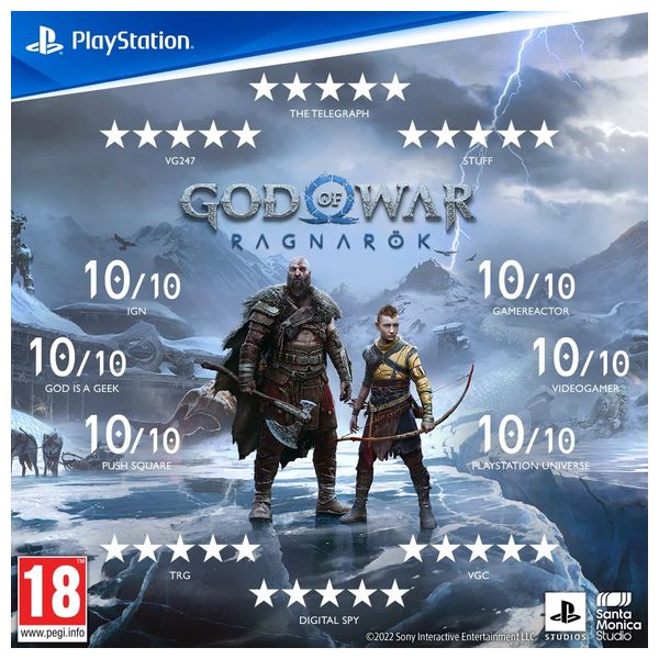 لعبة بلاي ستيشن 5 - God Of War Ragnarök