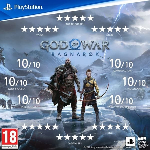 لعبة بلاي ستيشن 4 - God Of War Ragnarök