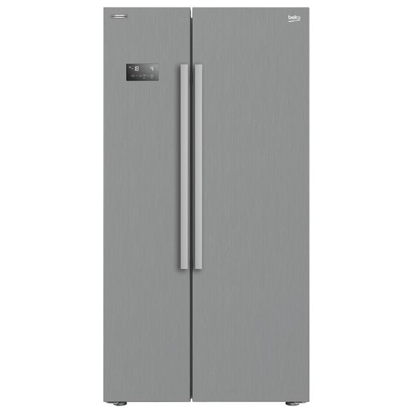 Beko GN163120XP - 22ft - Side By Side Refrigerator - Stainless Steel