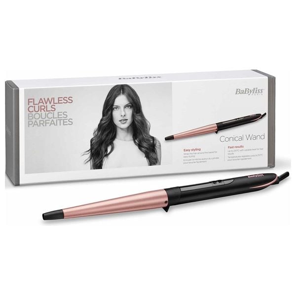 Elryan Flawless Curls Conical Wand Curling wand BaByliss