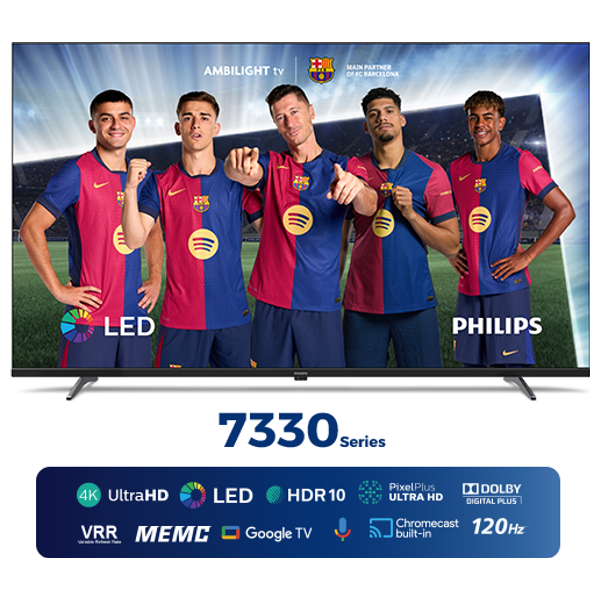  شاشة فيليبس 55-انج - جوجل تي في 4K LED - دولبي اوديو - 120 هيرتز DLG - HDR10 