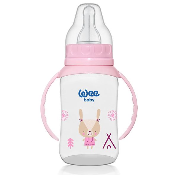  زجاجة الرضاعة الزجاجية من وي بيبي - 150مل 