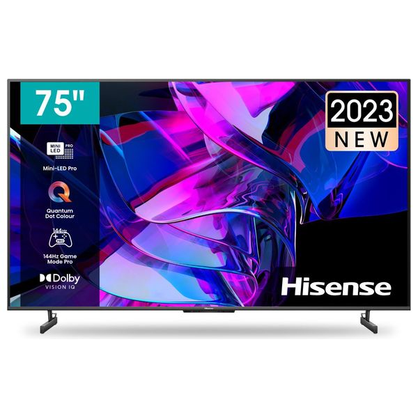  Hisense 75-Inch U7K Series - Smart - 4K - Mini-LED - 144Hz - 2023 Model 