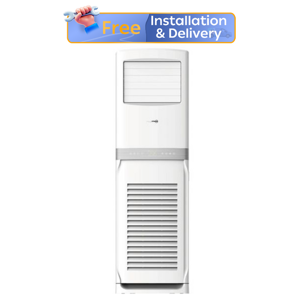  Elryan FS363DH - 3 Ton - Floor Standing Split - Inverter - White - Free Installation 