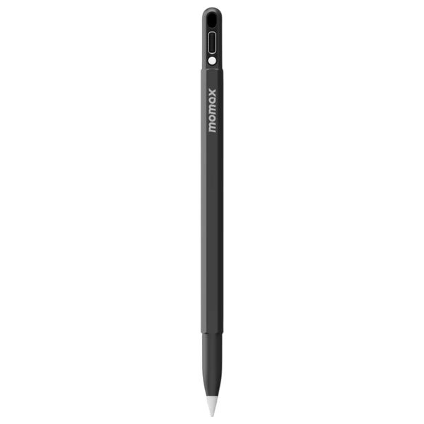  Momax Mag.Link Pop Magnetic Active Stylus Pen - High Tilt & Pressure Sensitivity - Magnetic Attachment - Black 