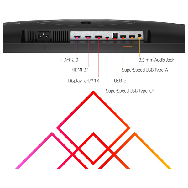  HP 27-Inch OMEN 27k - Gaming Flat Monitor - 144Hz - 1ms Response Time - 4K 