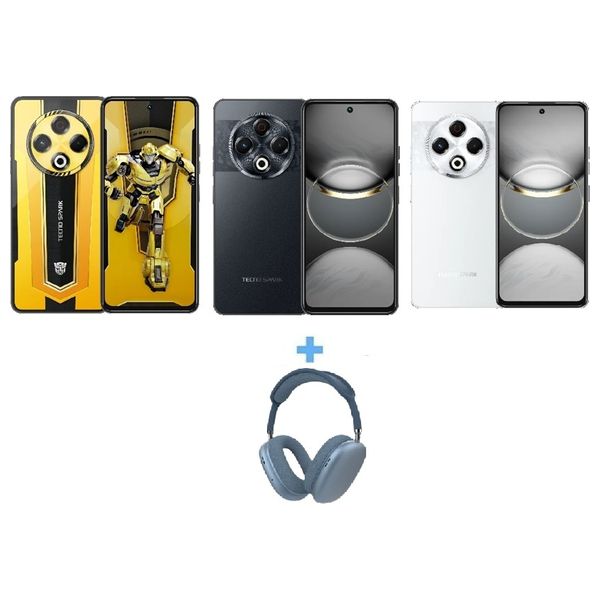 Tecno Spark 30 - Dual SIM - 256/8GB + Bluetooth Headphone Over Ear