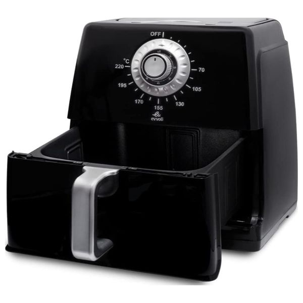  Evvoli EVKA-AF8001B - Air Fryer - 1700 W - 8 L - Black 