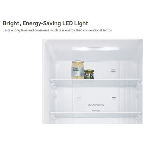  Hitachi R-BG410PUQ6X-XGR - Bottom Freezer Refrigerator - 330L - 12 Ft - Inverter - Gray 