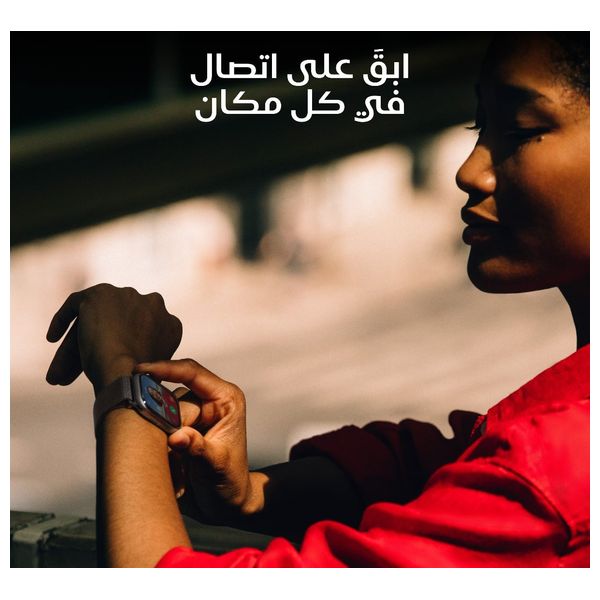 ابل واتش سيريس 11 - 42 ملم - GPS ‏– ‏هيكل المنيوم رمادي ‏– ‏سوار رياضي اسود - صغير/وسط