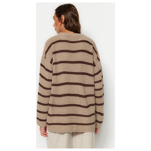 بلوزة نسائية مخططة ترينديول ميلا - بيجي