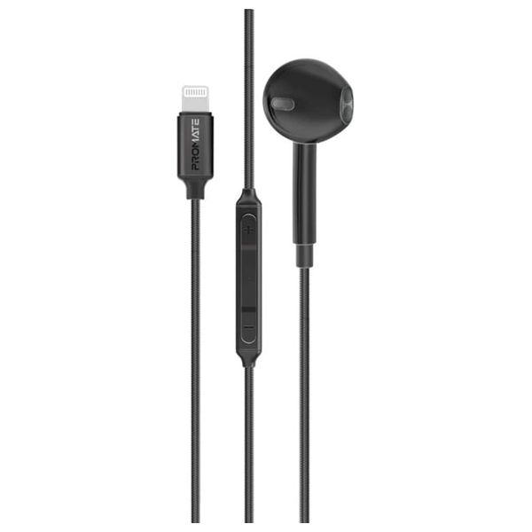  ProMate MonoPod LT - Wired Headphone In Ear - 1.3m - Lightning - Black 