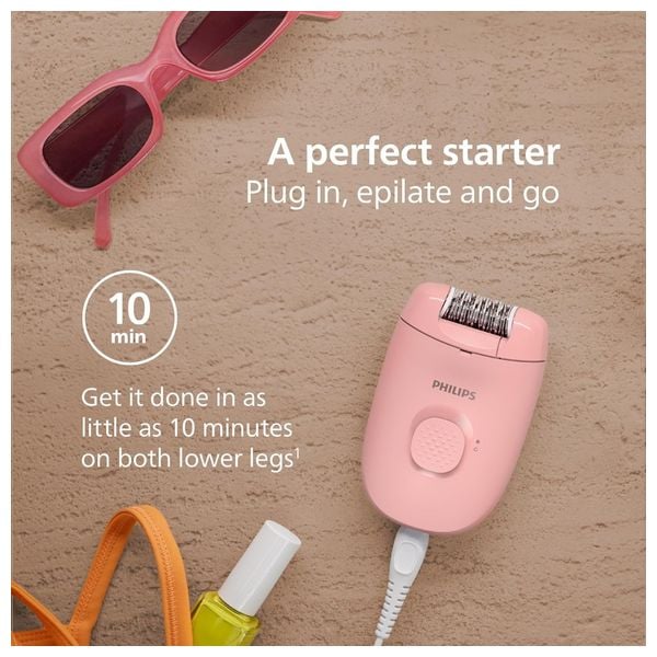 Philips BRE229/00 - Series 2000 Corded Epilator - Pink