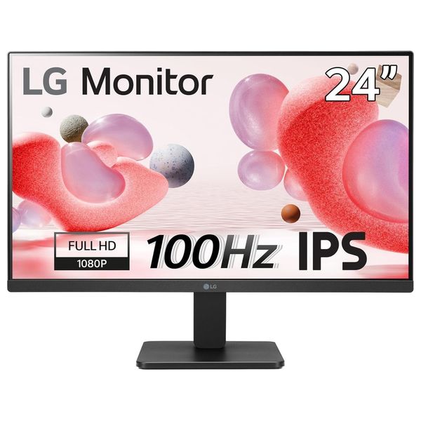 LG 24-Inch MR400-Series - Flat Monitor - 100Hz - 5ms Response Time - FHD - Black