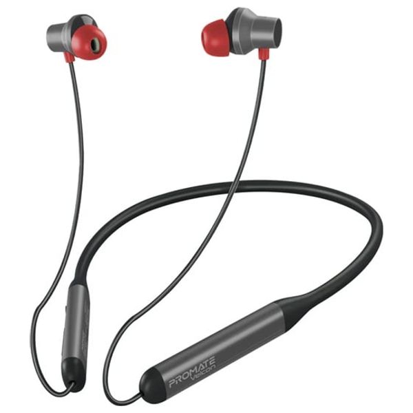  Promate Velcon - Bluetooth Headphone In Ear - Bluetooth 5 - Up To 220 mAh - Black 
