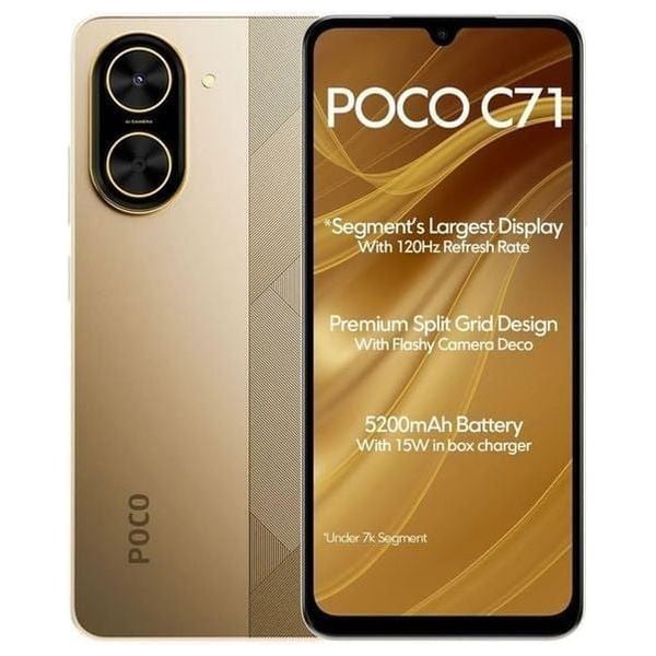 Xiaomi Poco C71 - Dual SIM - IPS LCD, 120Hz - UNISOC T7250 - 5200mAh