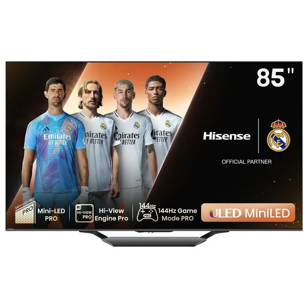  شاشة هايسنس 85-انج فئة 85U7N - سمارت - 4K - Mini LED - 144 هيرتز - اسود 