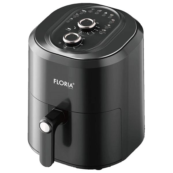  Floria ZLN8009 - Air Fryer - 1360W - 6L - Black 