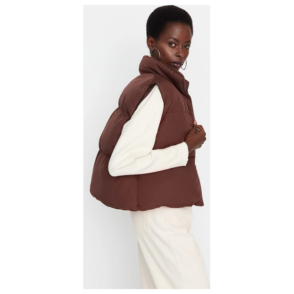 Trendyolmilla Women’s Water Repellent Inflatable Vest - Brown