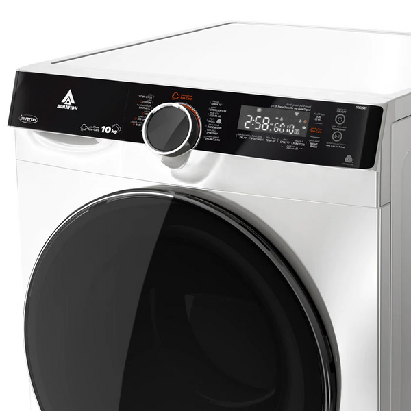 Alhafidh 8FLW80 - 8Kg - 1400RPM - Front Loading Washing Machine - White